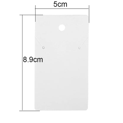 📦 50pcs Cartes Présentoirs Bijoux