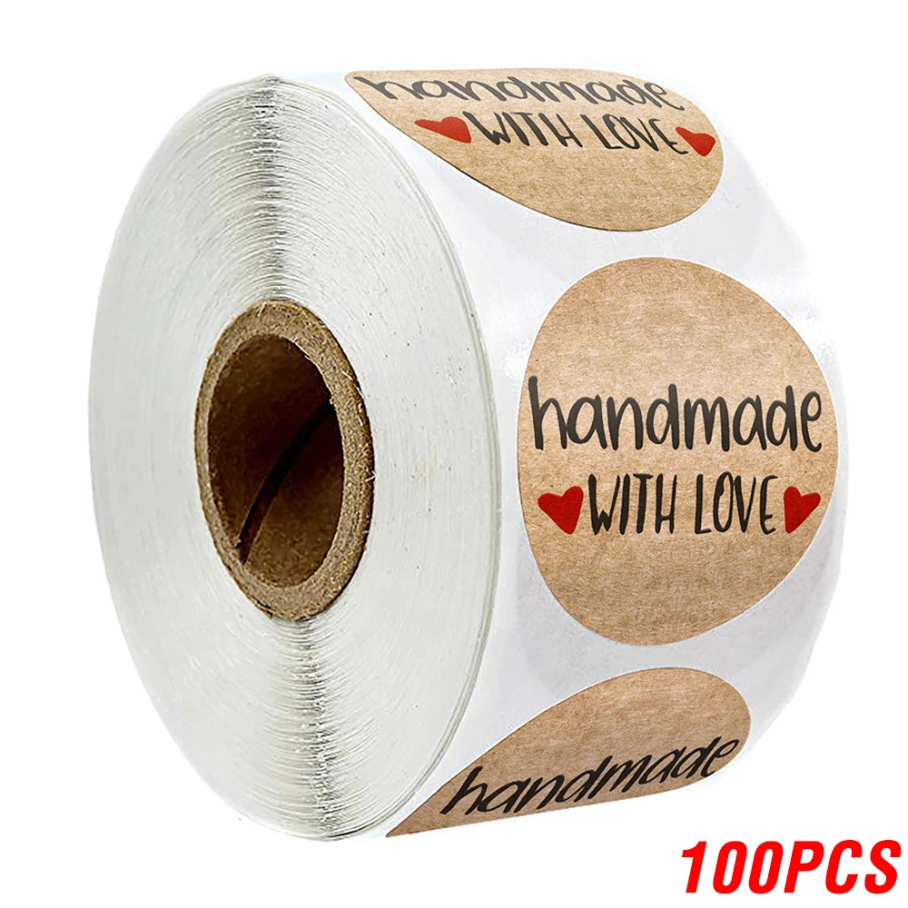 🧡 Stickers "Handmade With Love"