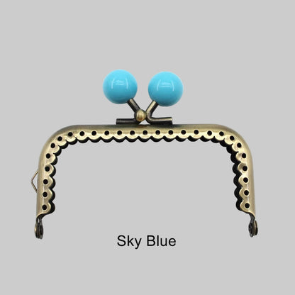 👜 Fermoir Métallique Carré 8,5 cm