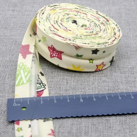 🌸 Biais Fleuri 100% Coton