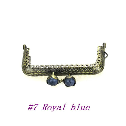 👛 Lot de 10 Fermoirs Carrés 8,5 cm