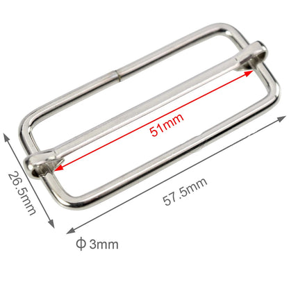 🎯 Lot de 10 Boucles Coulissantes Métal