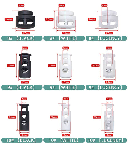 🔒 Stoppeurs de Cordon en Plastique