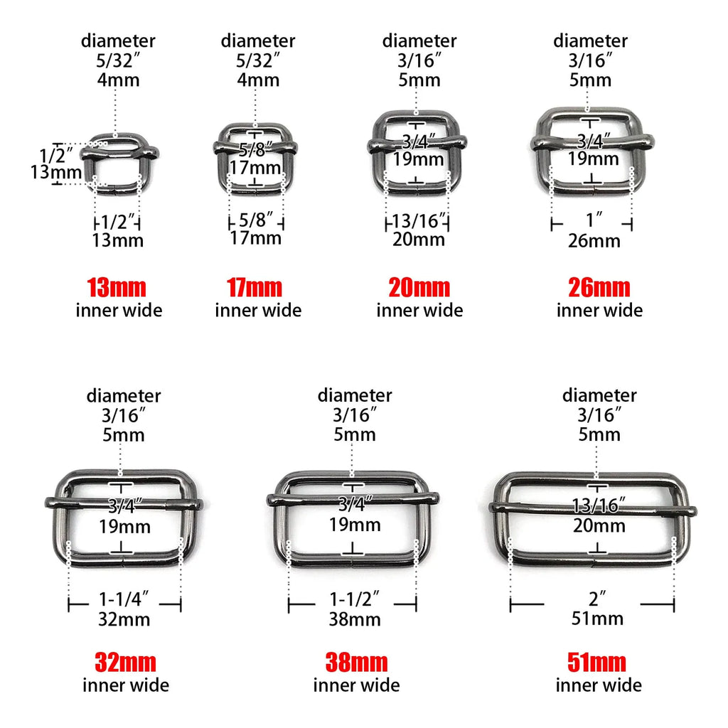 🧳 Boucle Métallique Rectangle