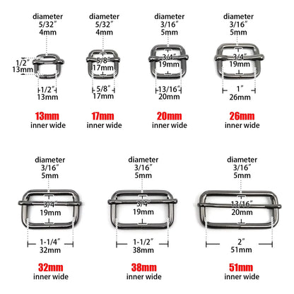 🧳 Boucle Métallique Rectangle