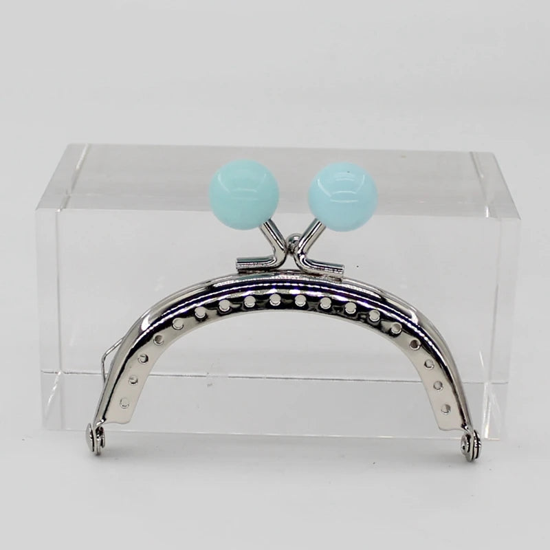 🧡 Fermoir Métal Argenté 8CM