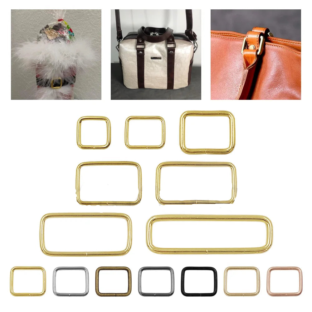 🔲 Boucles Métal Rectangulaires