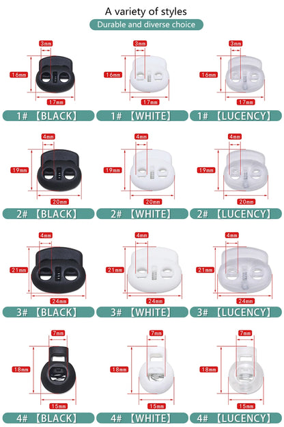 🔒 Stoppeurs de Cordon en Plastique