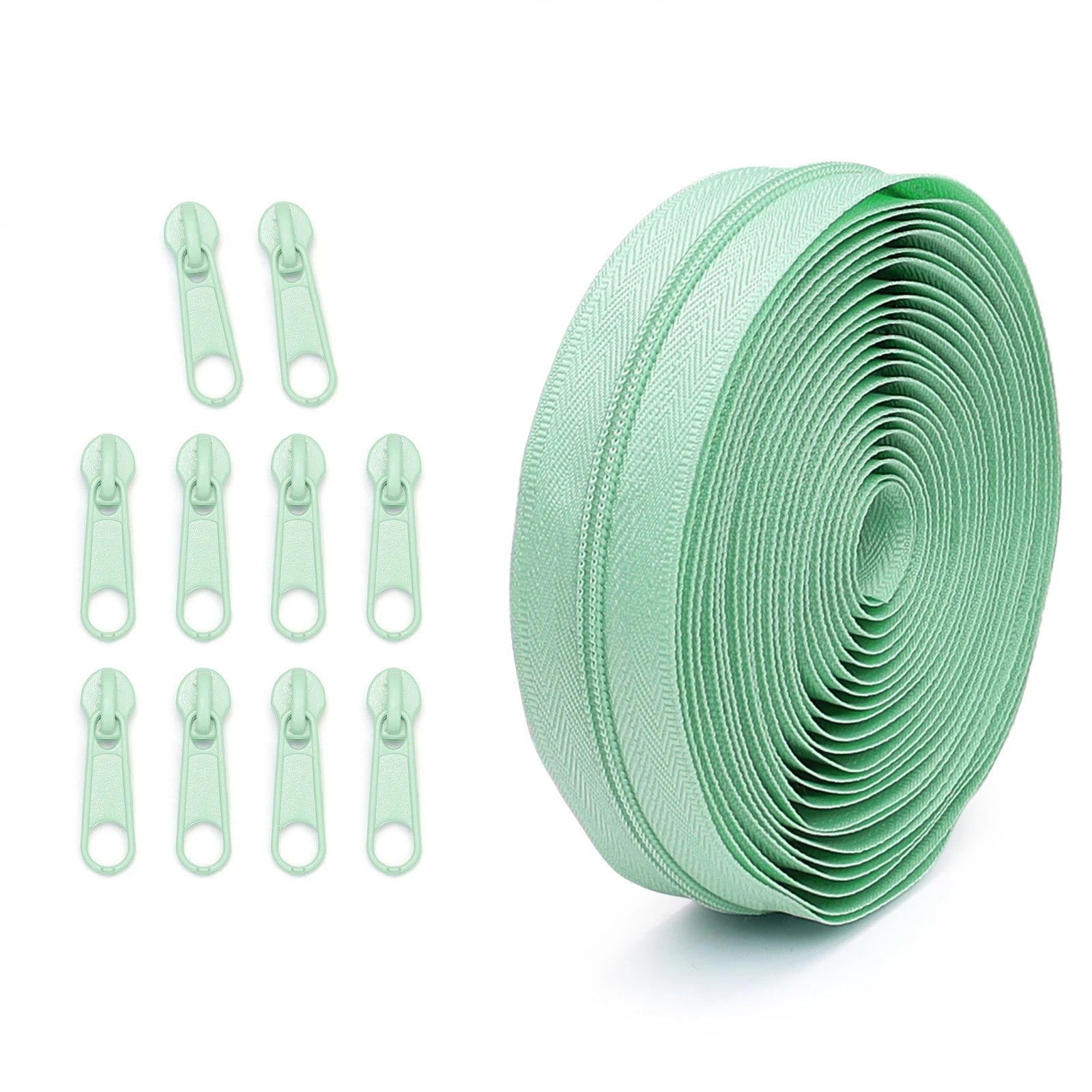 🧵 Set Fermeture Éclair + 10 Curseurs assortis