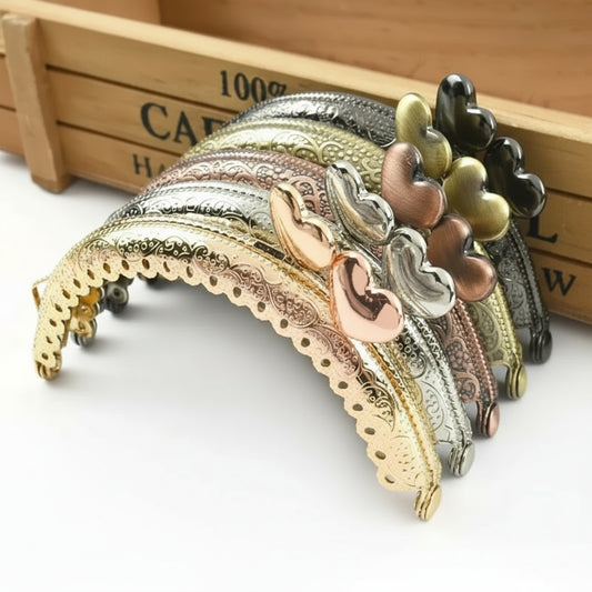 👛 Fermoir Métal Embossé 8,5 cm