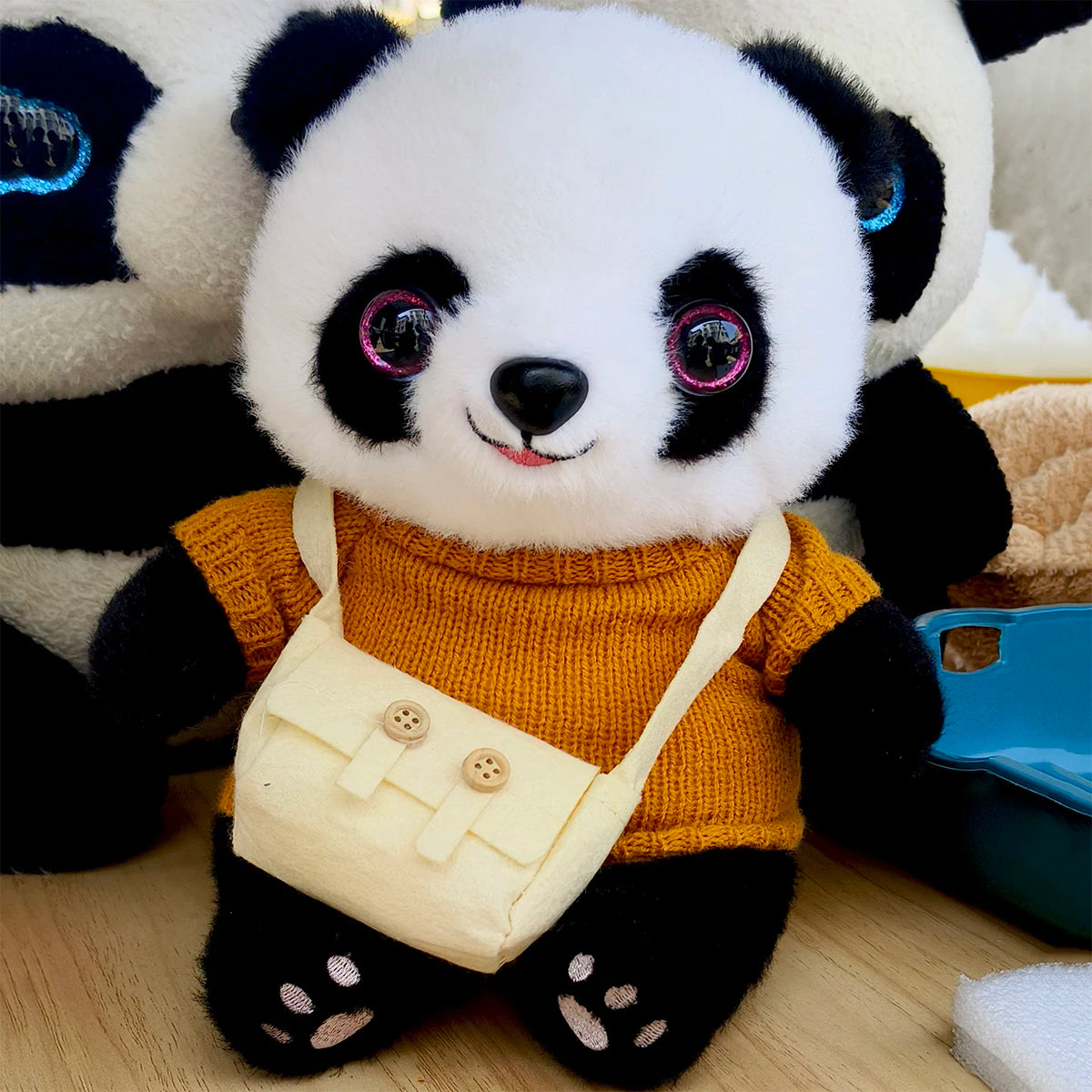 ✨ Lot de 20 Yeux de Sécurité 3D Pailletés