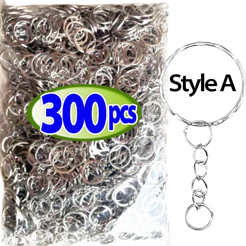 🔗 50 à 500pcs Anneaux Porte-Clés