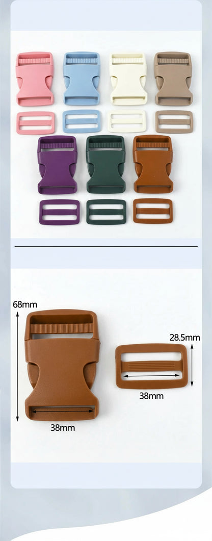 🔗 Lot de Boucles en Plastique – 38 mm