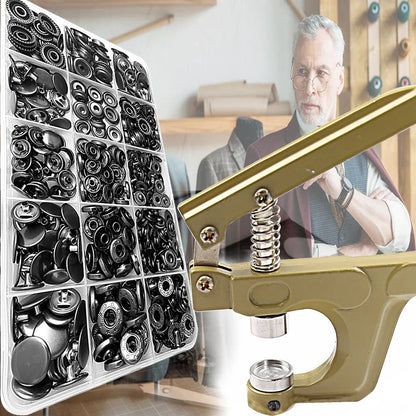 🧷 Kit Boutons Pression Métal + Pince