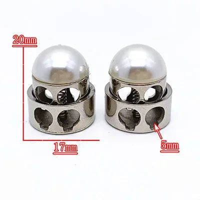 🔩 10pcs Bloque-Cordon Métal à Ressort