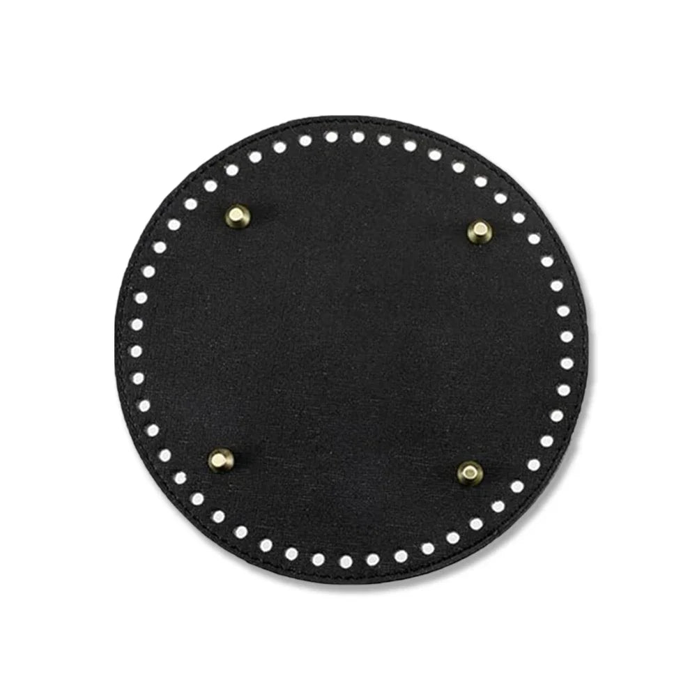 👜 Base Ronde en Cuir PU pour Fond de Sac