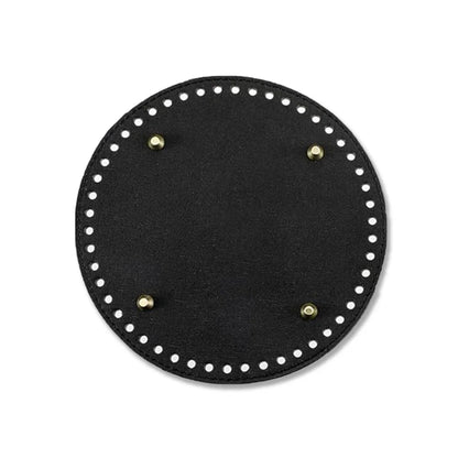 👜 1-4 Pcs Base Ronde en Cuir PU pour Fond de Sac