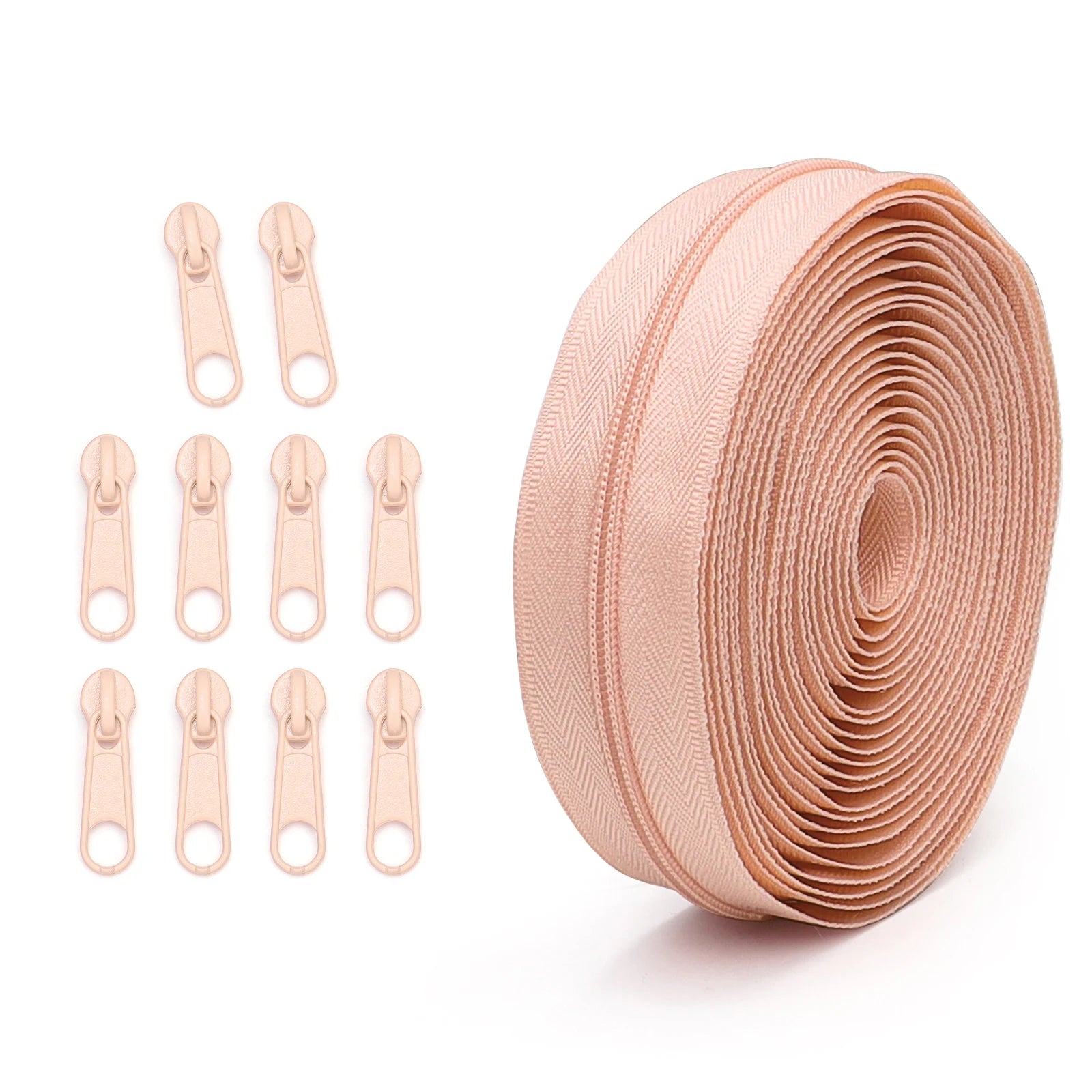 🧵 Set Fermeture Éclair + 10 Curseurs assortis