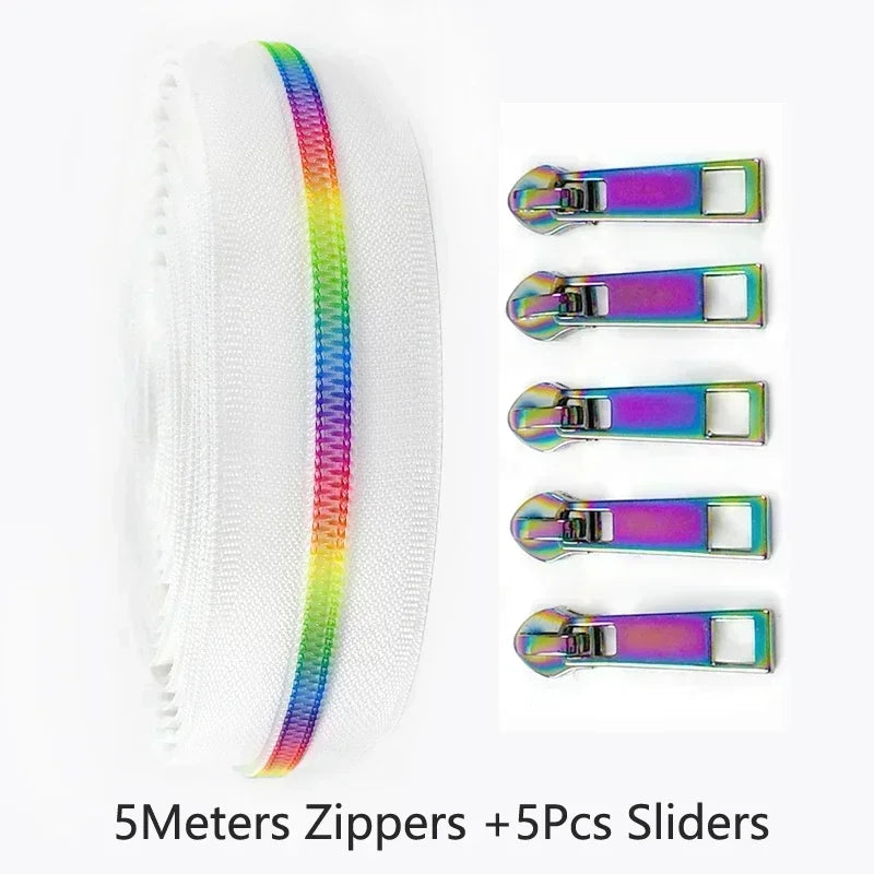 🧵 Fermeture Éclair Nylon + Curseurs inclus