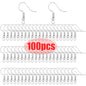 ✨ 100/200 pcs Crochets d’Oreilles Inox Hypoallergéniques
