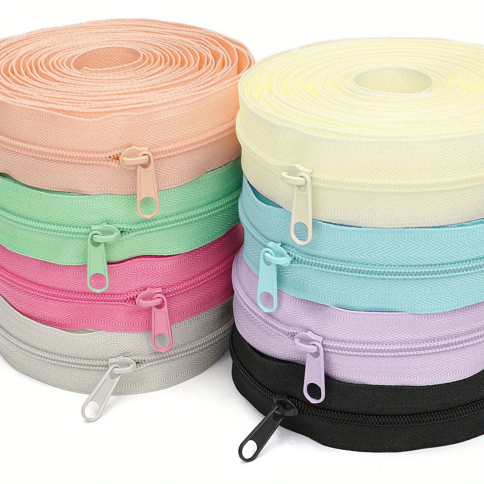 🧵 Set Fermeture Éclair + 10 Curseurs assortis