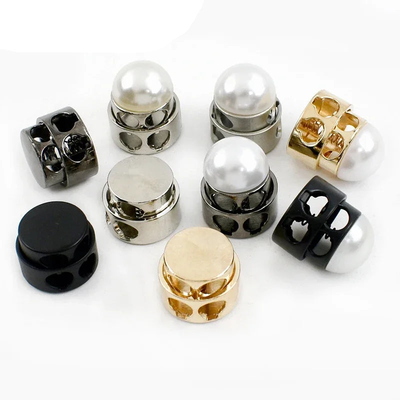 🔩 10pcs Bloque-Cordon Métal à Ressort