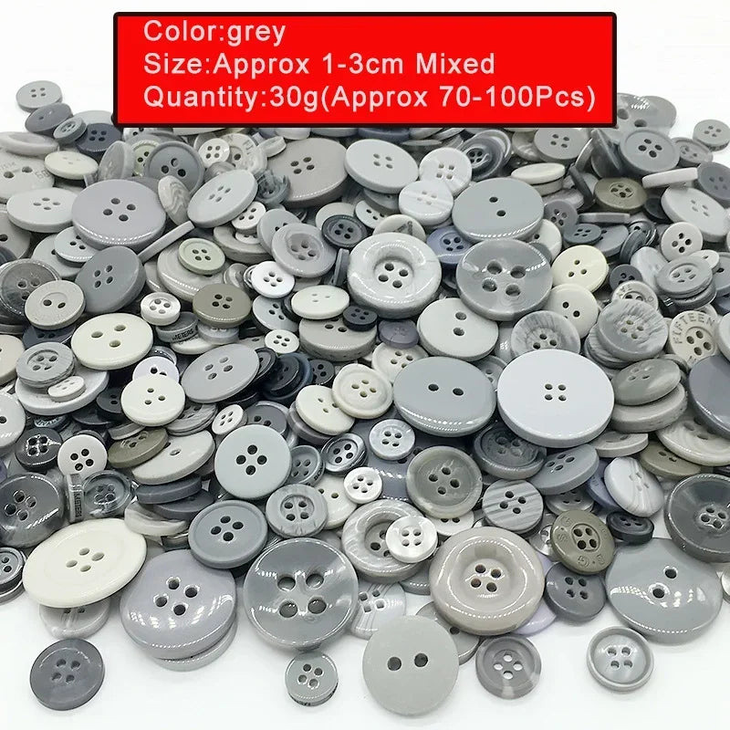 🎨 Lot de 70 à 100 Boutons Ronds Colorés