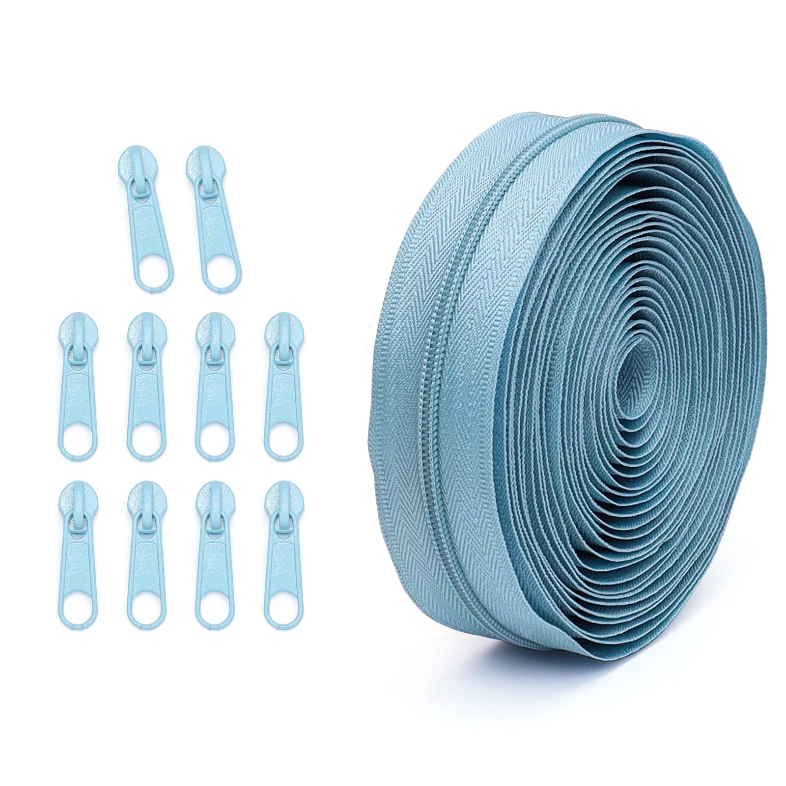 🧵 Set Fermeture Éclair + 10 Curseurs assortis