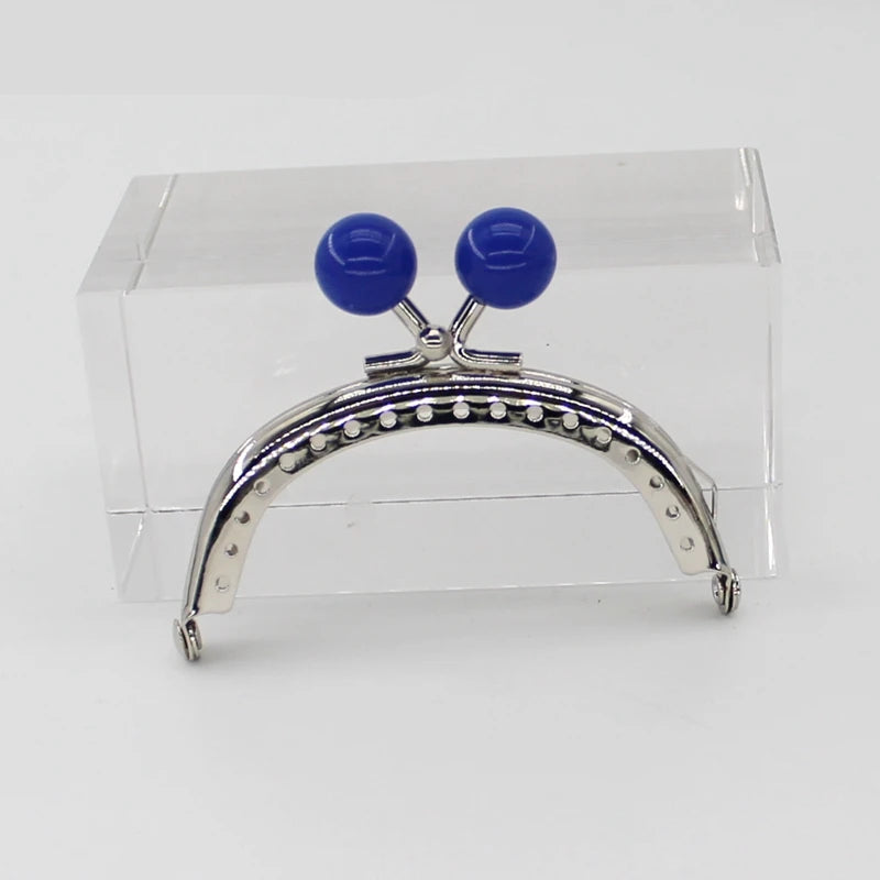 🧡 Fermoir Métal Argenté 8CM