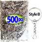 🔗 50 à 500pcs Anneaux Porte-Clés