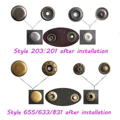 🧷 Kit Boutons Pression Métal + Pince