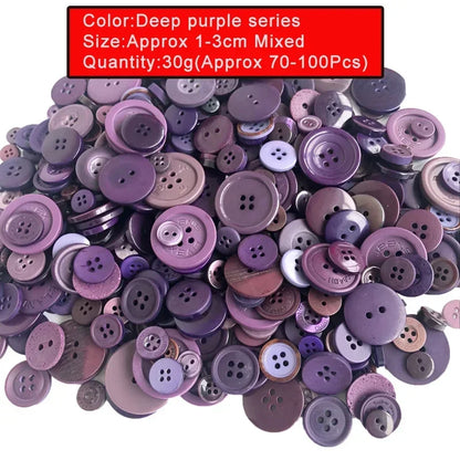 🎨 Lot de 70 à 100 Boutons Ronds Colorés