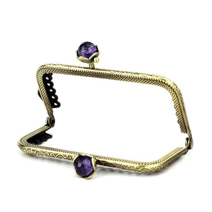 👛 Lot de 10 Fermoirs Carrés 8,5 cm