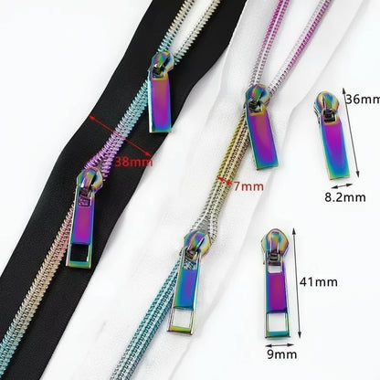 🧵 Fermeture Éclair Nylon + Curseurs inclus