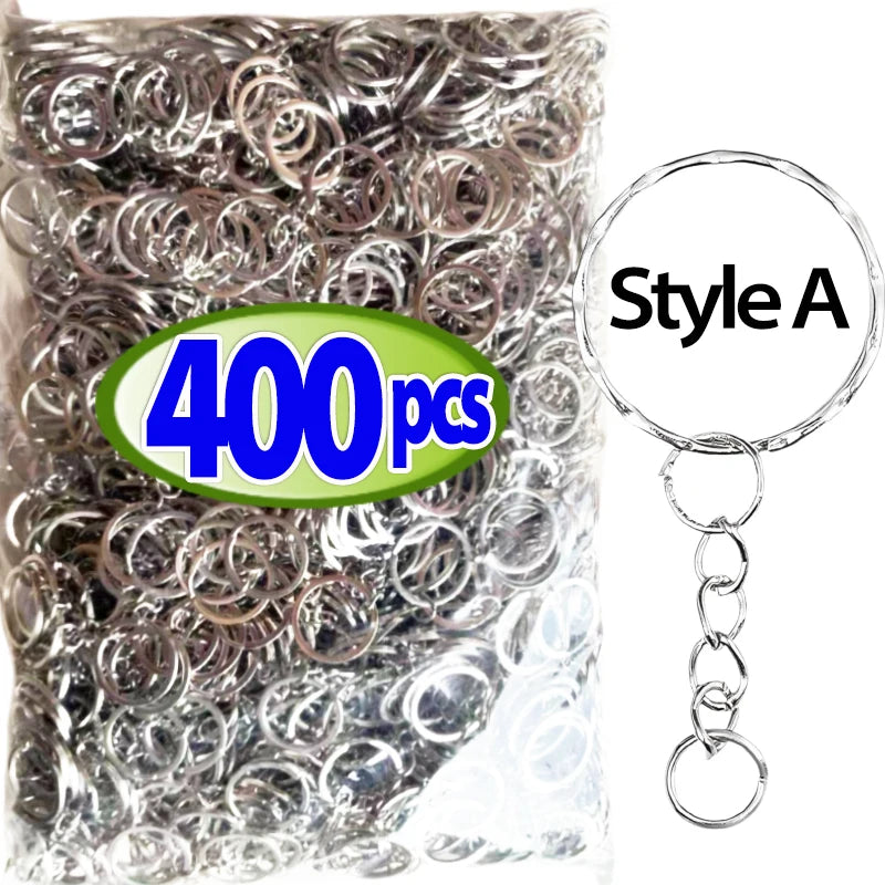 🔗 50 à 500pcs Anneaux Porte-Clés
