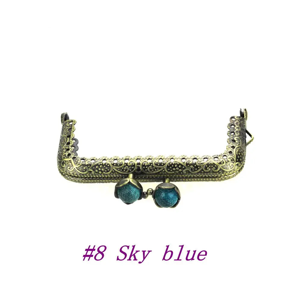 👛 Lot de 10 Fermoirs Carrés 8,5 cm