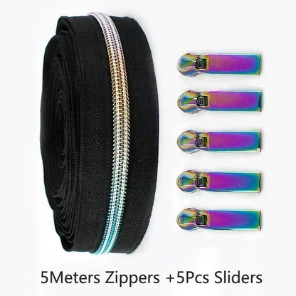 🧵 Fermeture Éclair Nylon + Curseurs inclus