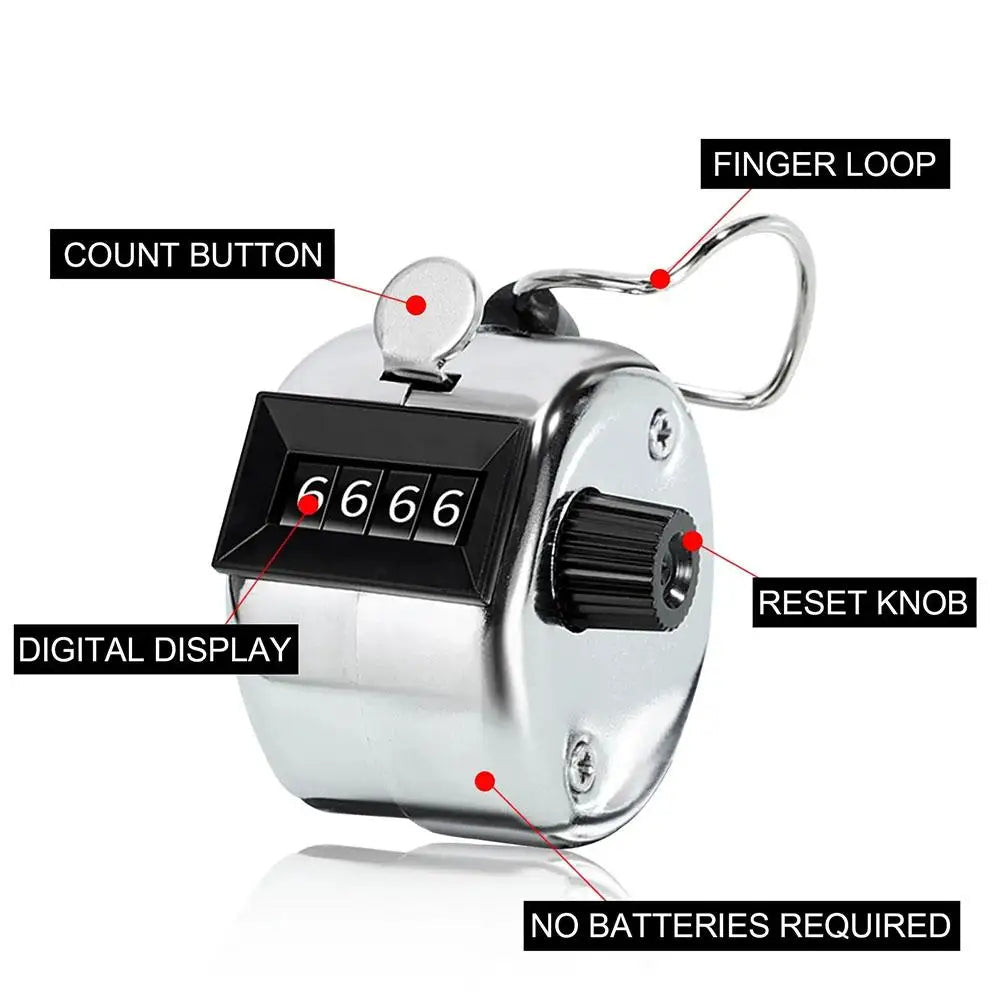 🔘 Compteur Manuel 4 Chiffres