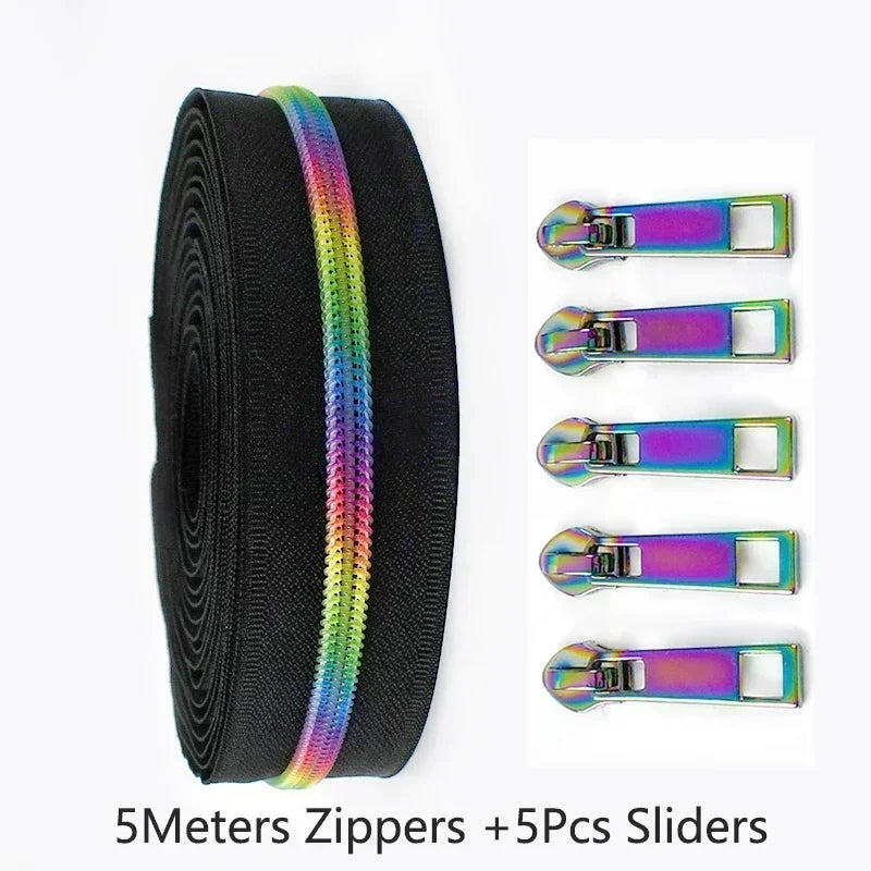 🧵 Fermeture Éclair Nylon + Curseurs inclus