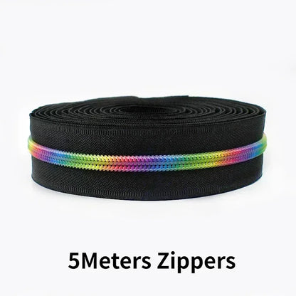 🧵 Fermeture Éclair Nylon + Curseurs inclus