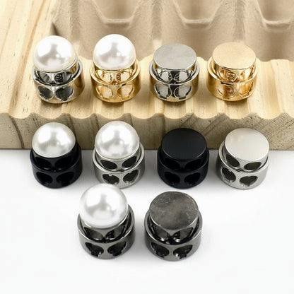 🔩 10pcs Bloque-Cordon Métal à Ressort