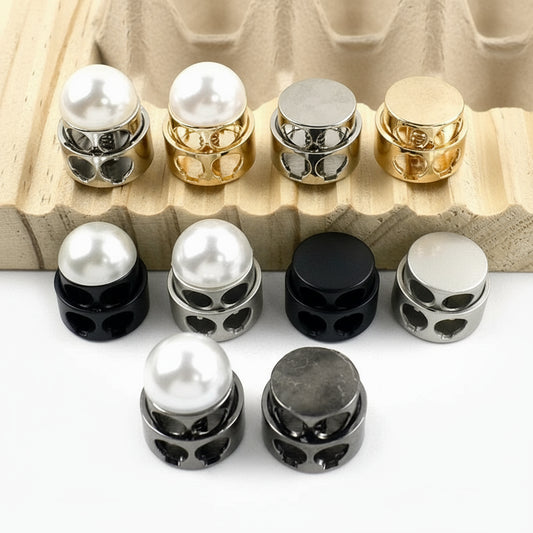 🔩 10pcs Bloque-Cordon Métal à Ressort