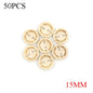 🪵 Lot de 50 Boutons Bois "Handmade With Love"