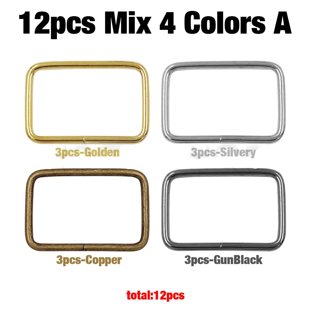 🔲 Boucles Métal Rectangulaires