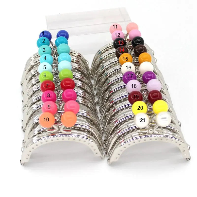 🧡 Fermoir Métal Argenté 8CM