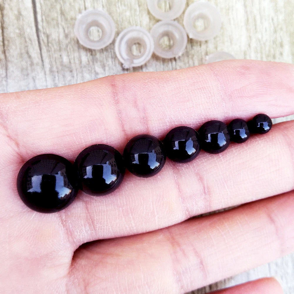 👁️ Lot de 100 Yeux de Sécurité en Plastique