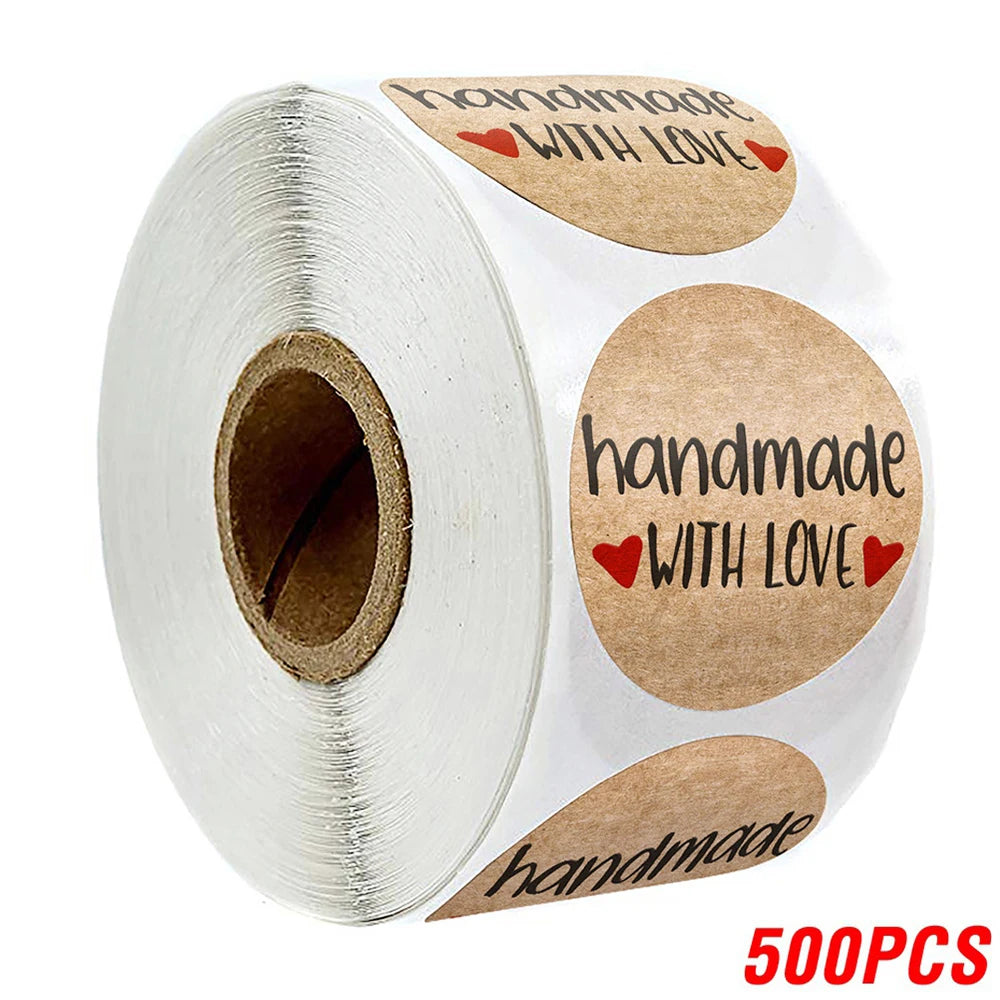 🧡 Stickers "Handmade With Love"