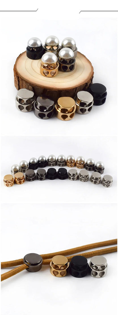 🔩 10pcs Bloque-Cordon Métal à Ressort