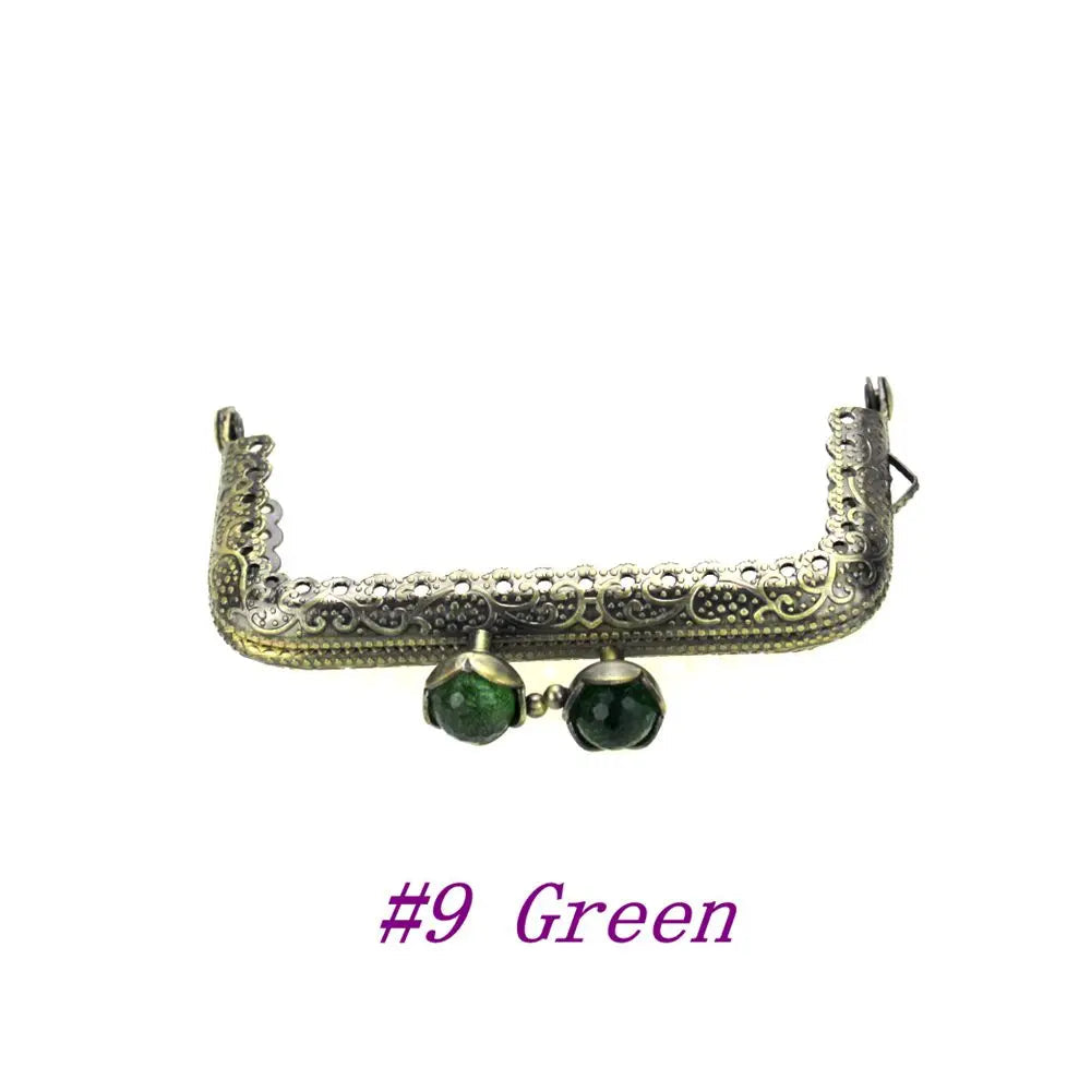 👛 Lot de 10 Fermoirs Carrés 8,5 cm