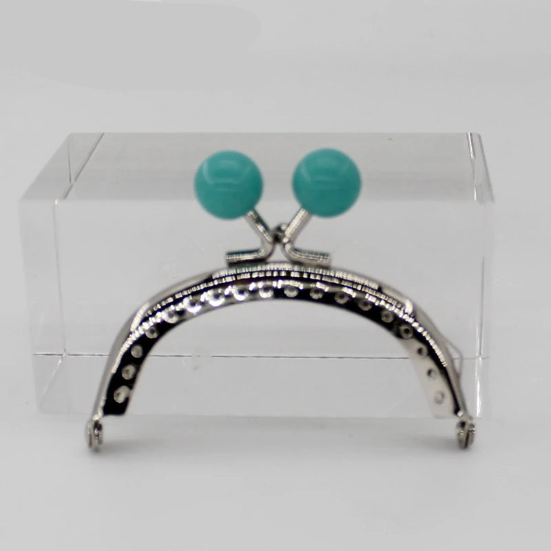 🧡 Fermoir Métal Argenté 8CM